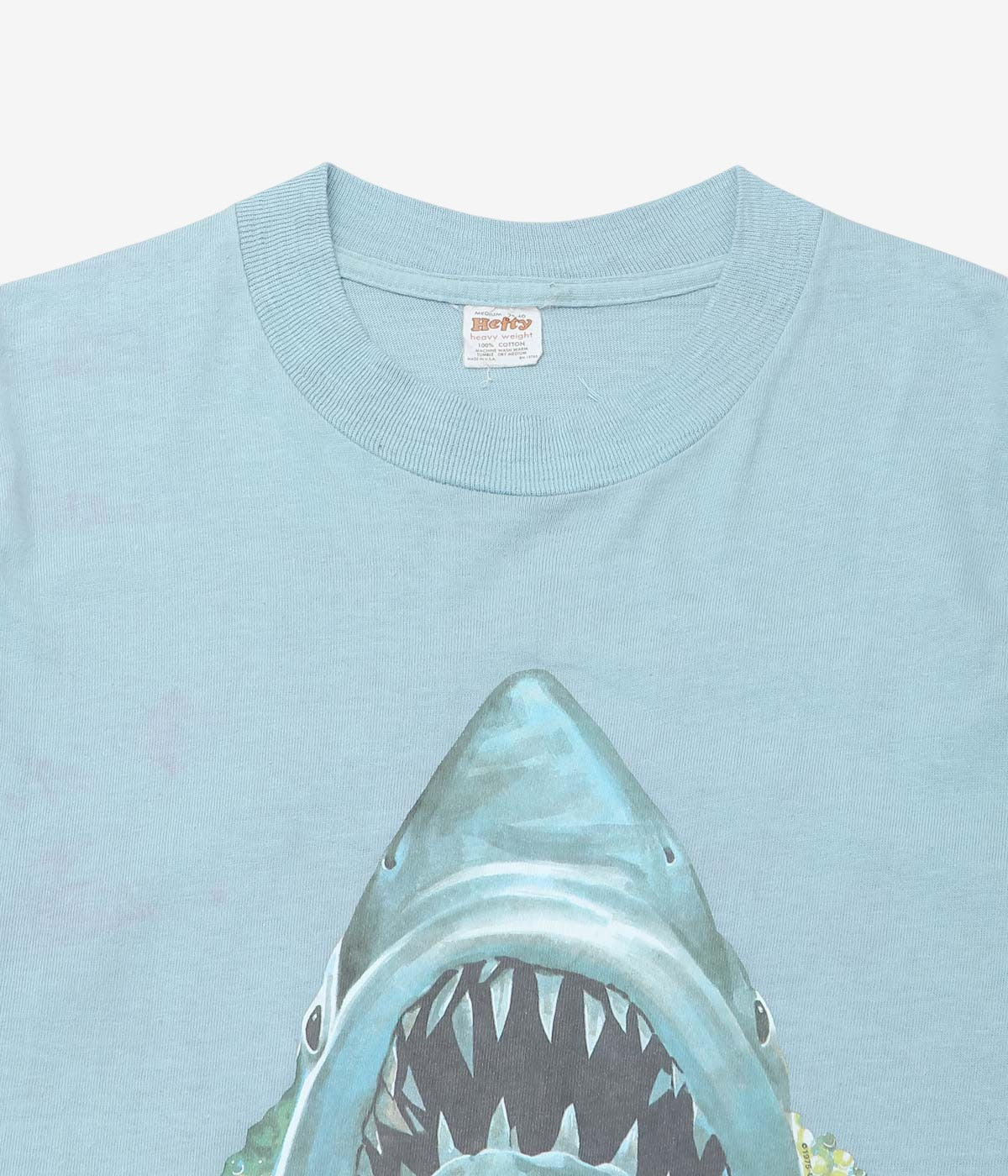 VINTAGE CLOTHING ''70's JAWS TEE'' (LT. BLUE)