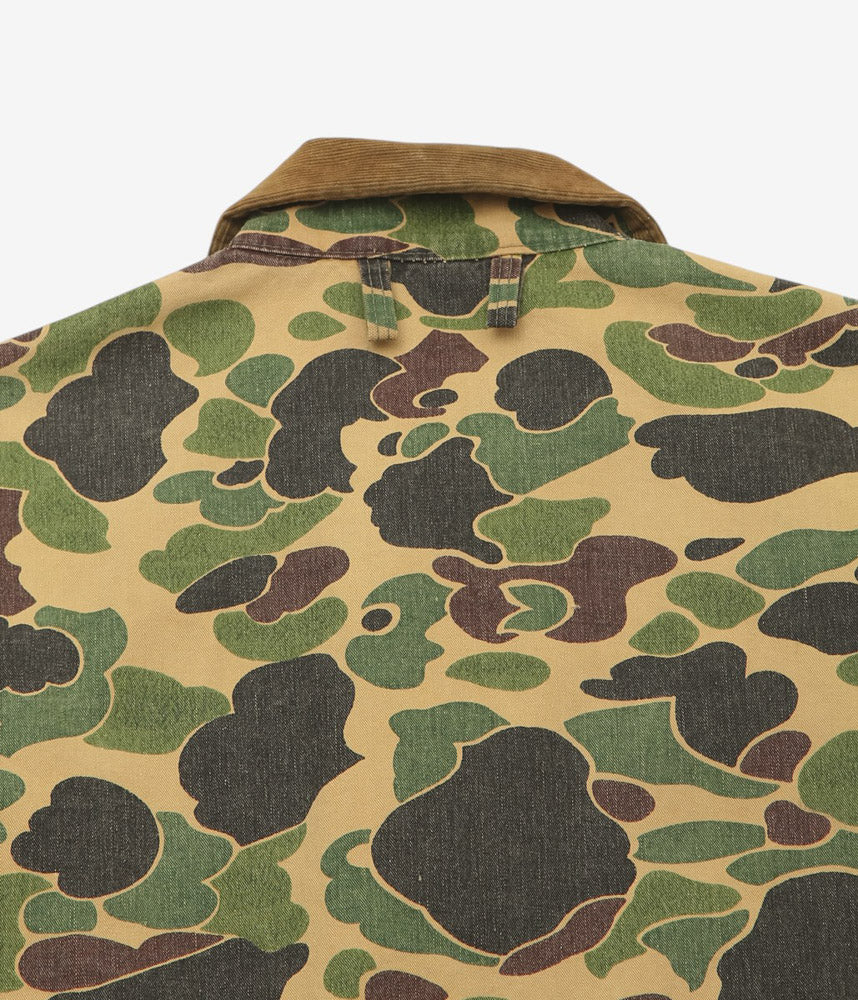 VINTAGE CLOTHING ''70's SAFTBAK DUCK HUNTER CAMO HUNTING JACKET'' (CAMO)