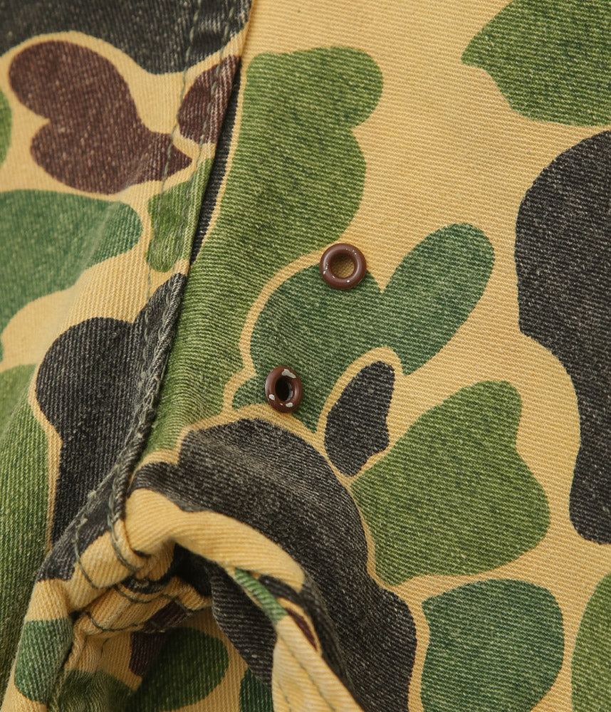 VINTAGE CLOTHING ''70's SAFTBAK DUCK HUNTER CAMO HUNTING JACKET'' (CAMO)