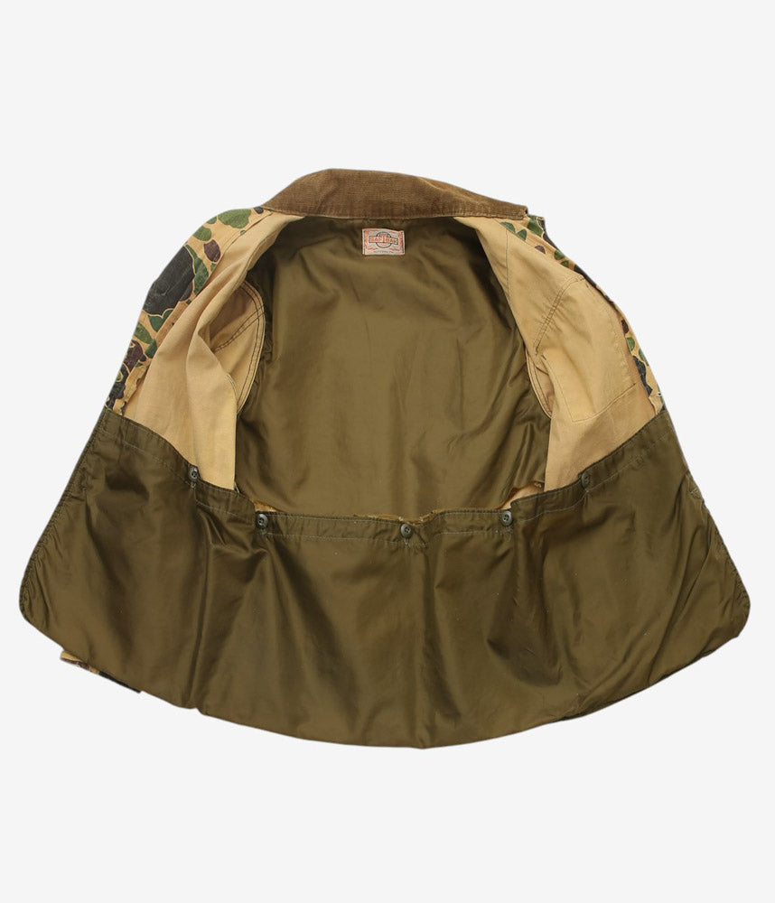 VINTAGE CLOTHING ''70's SAFTBAK DUCK HUNTER CAMO HUNTING JACKET'' (CAMO)