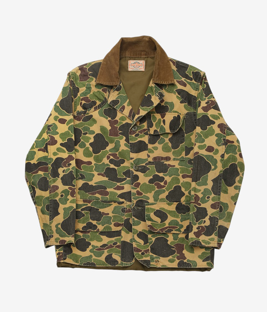 VINTAGE CLOTHING ''70's SAFTBAK DUCK HUNTER CAMO HUNTING JACKET'' (CAMO)