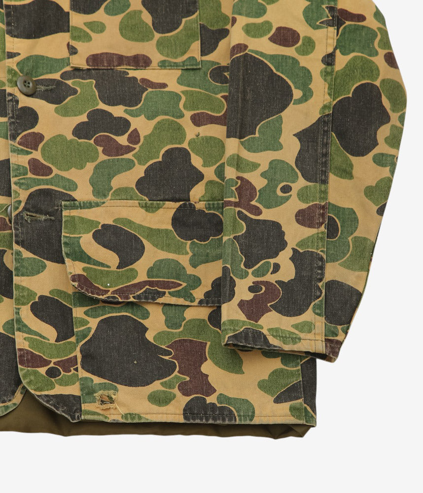 VINTAGE CLOTHING ''70's SAFTBAK DUCK HUNTER CAMO HUNTING JACKET'' (CAMO)