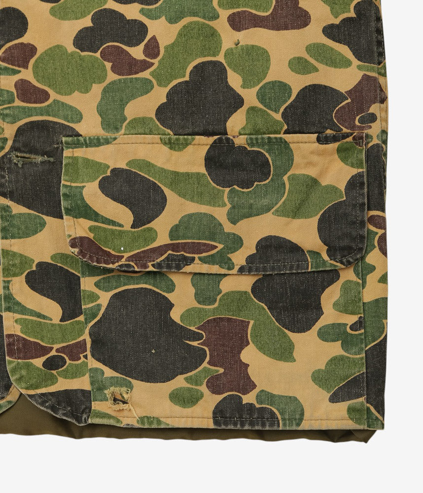 VINTAGE CLOTHING ''70's SAFTBAK DUCK HUNTER CAMO HUNTING JACKET'' (CAMO)