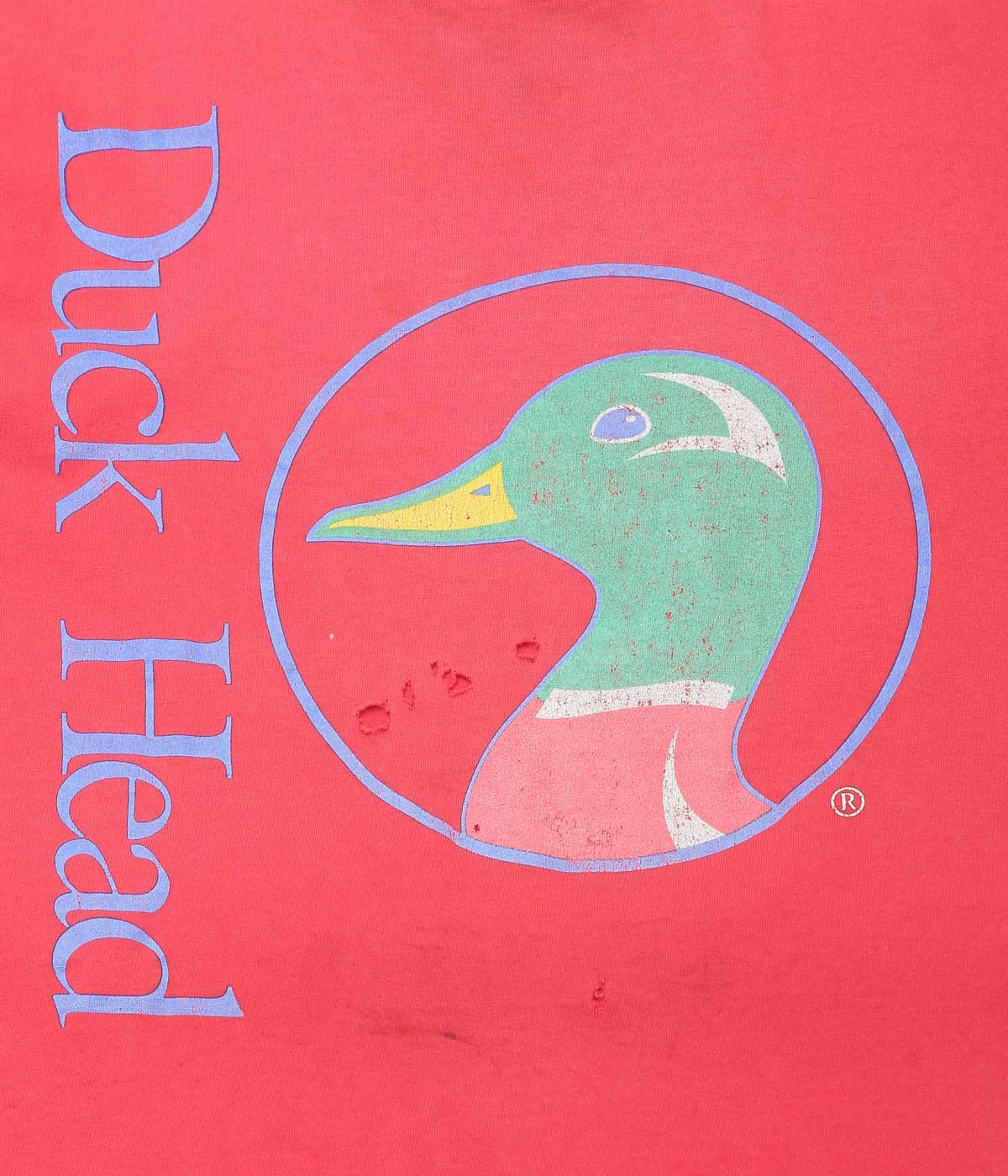 VINTAGE CLOTHING ''80's DUCK HEAD TEE'' (RED)