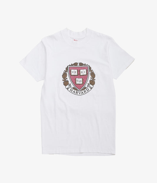 VINTAGE CLOTHING''80'S TEXTILE PRINTS “VERITAS”''(WHITE)