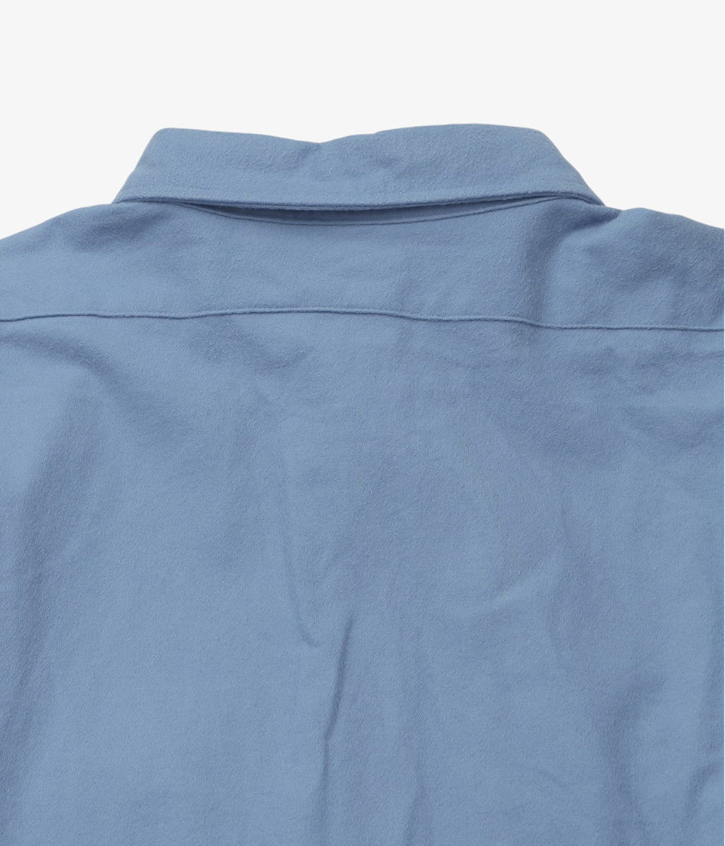 VINTAGE CLOTHING''80.s L.L. Bean CHAMOIS CLOTH SHIRT'' (LT.BLUE)