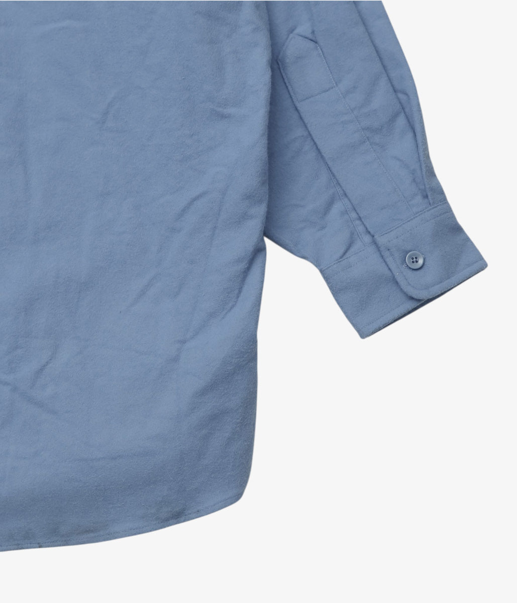 VINTAGE CLOTHING''80.s L.L. Bean CHAMOIS CLOTH SHIRT'' (LT.BLUE)