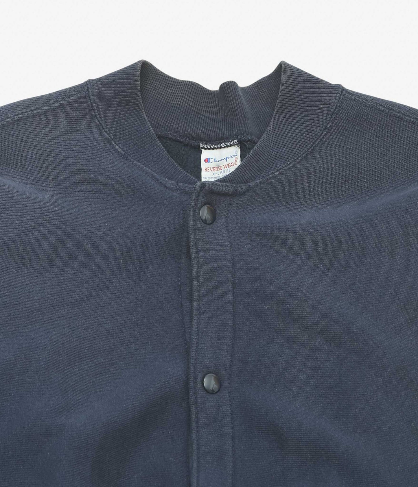 VINTAGE CLOTHING ''90's CHAMPION REBERSE WEAVE SNAP'' (NAVY)