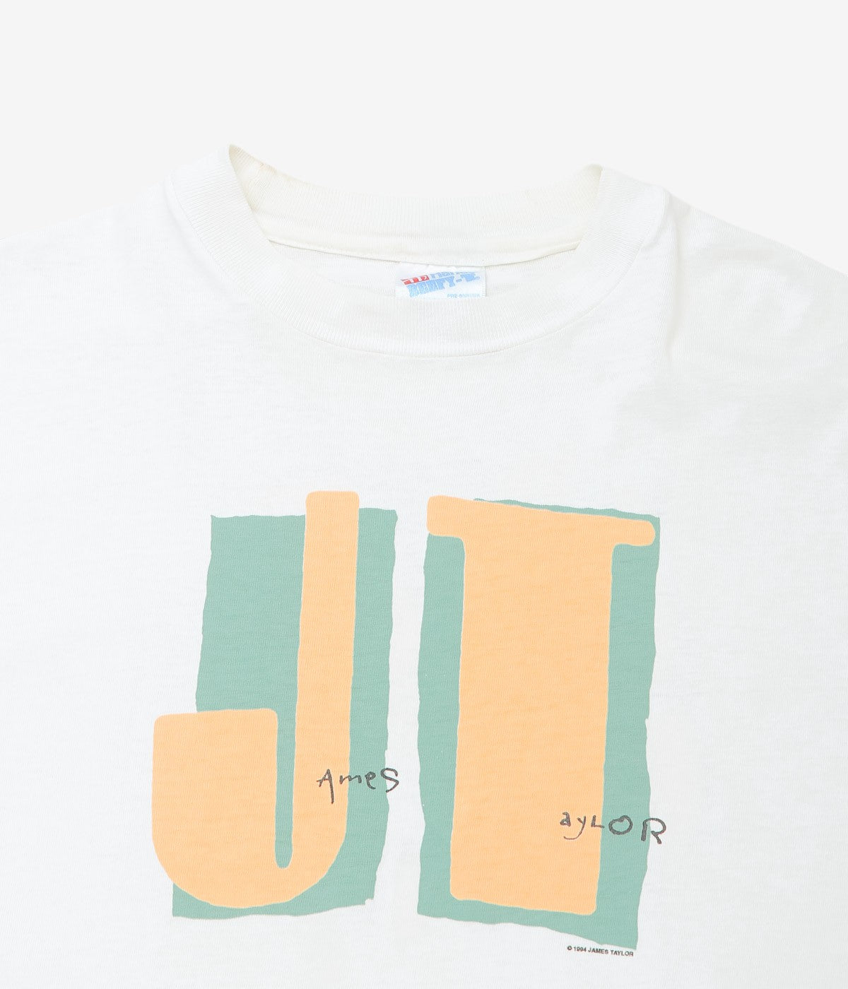 VINTAGE CLOTHING ''90's JAMES TAYLOR TOUR TEE'' (NATURAL)