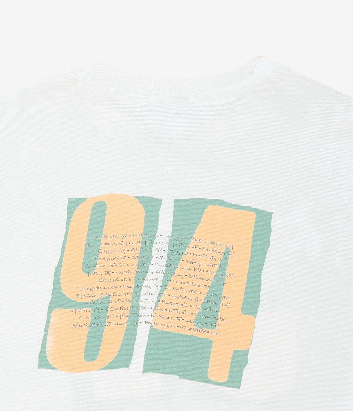 VINTAGE CLOTHING ''90's JAMES TAYLOR TOUR TEE'' (NATURAL)