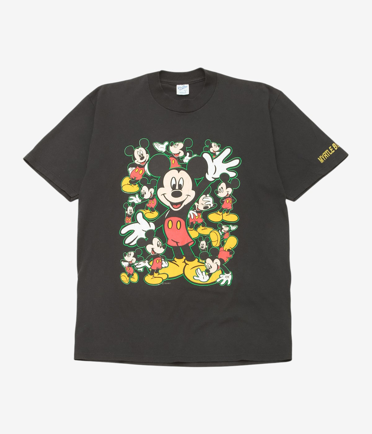 VINTAGE CLOTHING ''90'S MICKEY T-SHIRT''(BLACK)