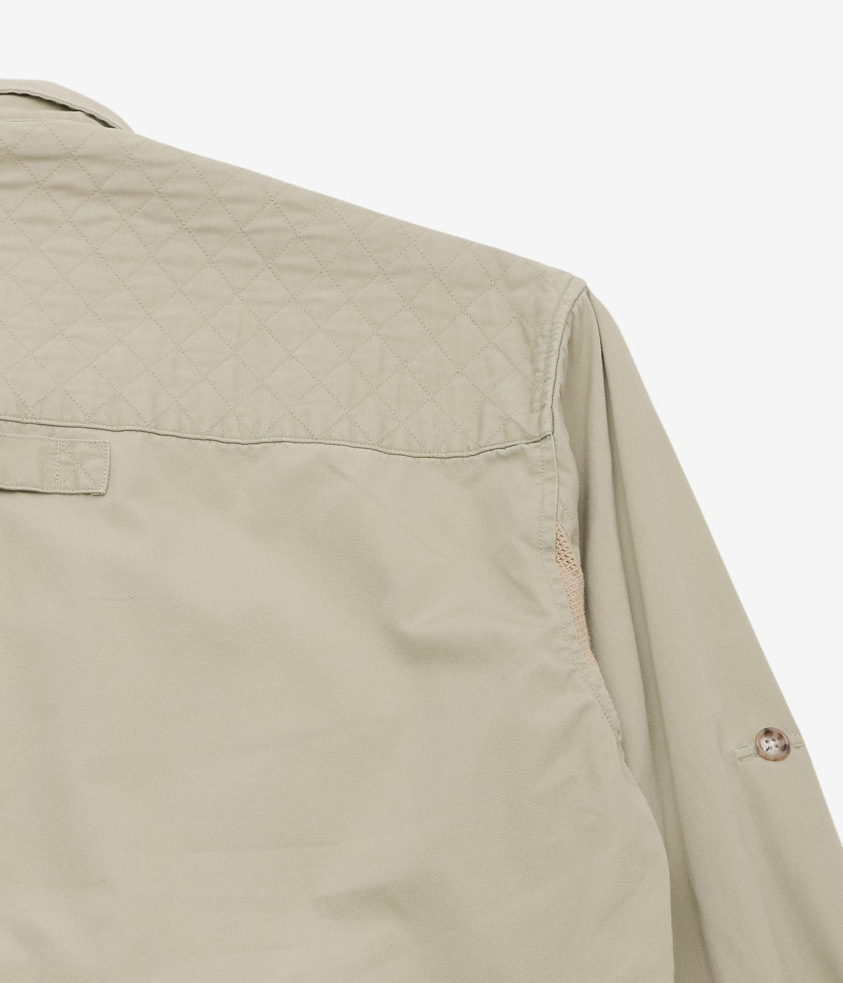 VINTAGE CLOTHING ''90's WILLIS&GEIGER SAFARI SAFARI BUSH SHIRT'' (BEIGE)