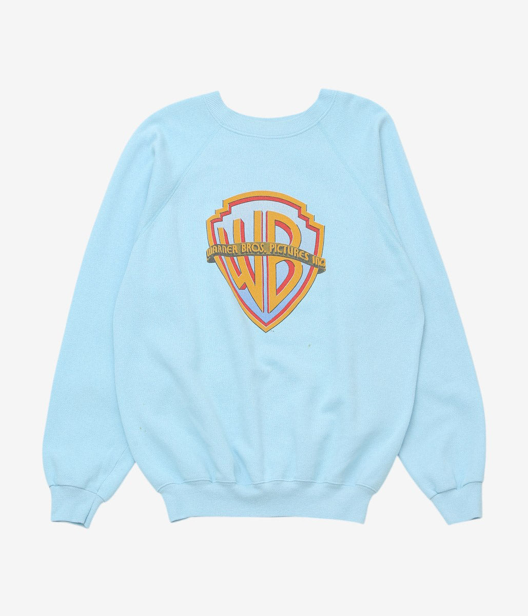 VINTAGE CLOTHING ''90's WARNER BROS. SWEATSHIRT'' (LT.BLUE)
