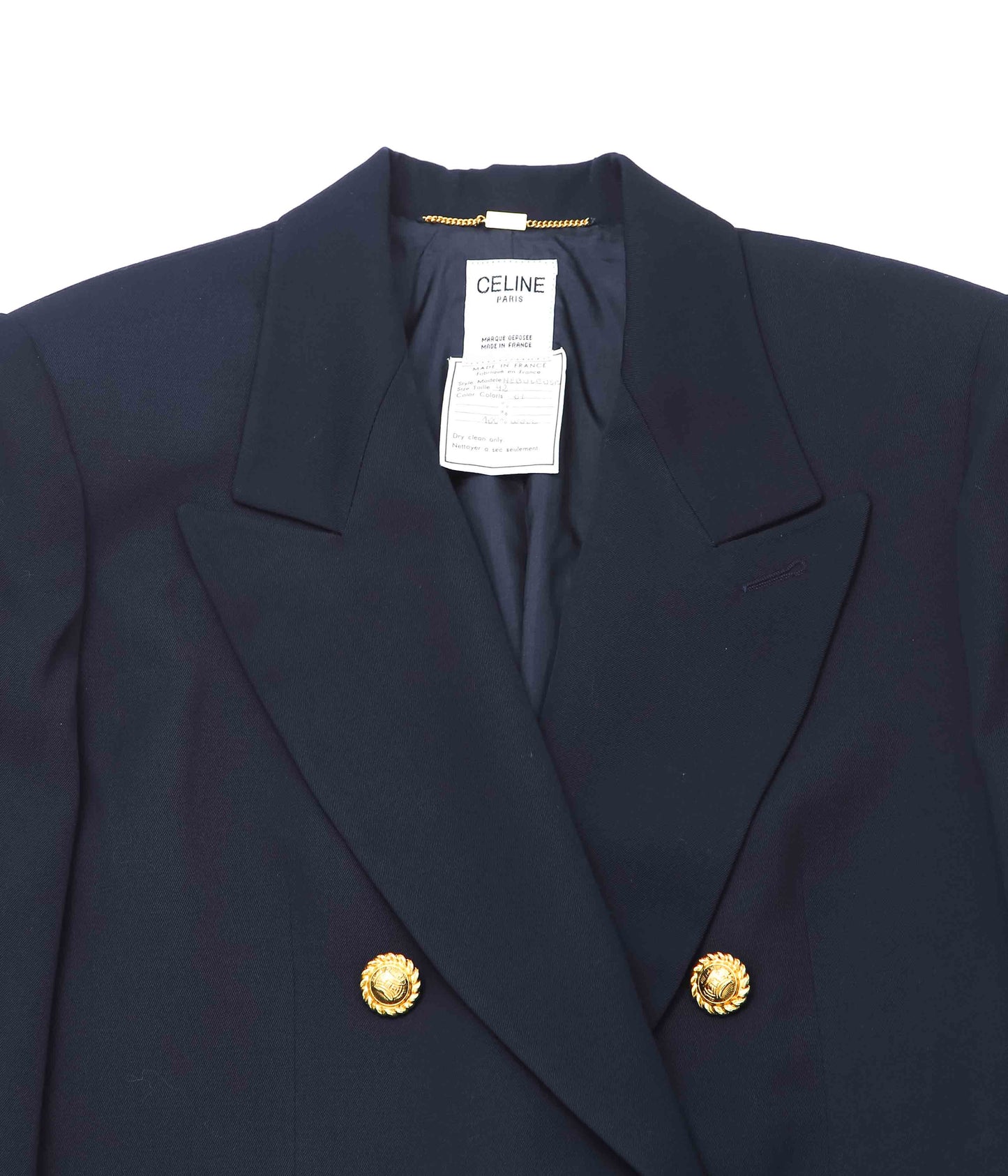 VINTAGE CLOTHING ''CELINE TRIOMPHE WOOL JACKET'' (ASSO)
