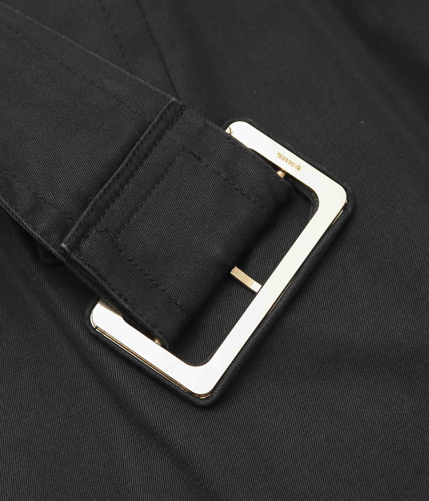 VINTAGE CLOTHING ''Chanel Coco Mark Cotton Trench Coat'' (ASSO)