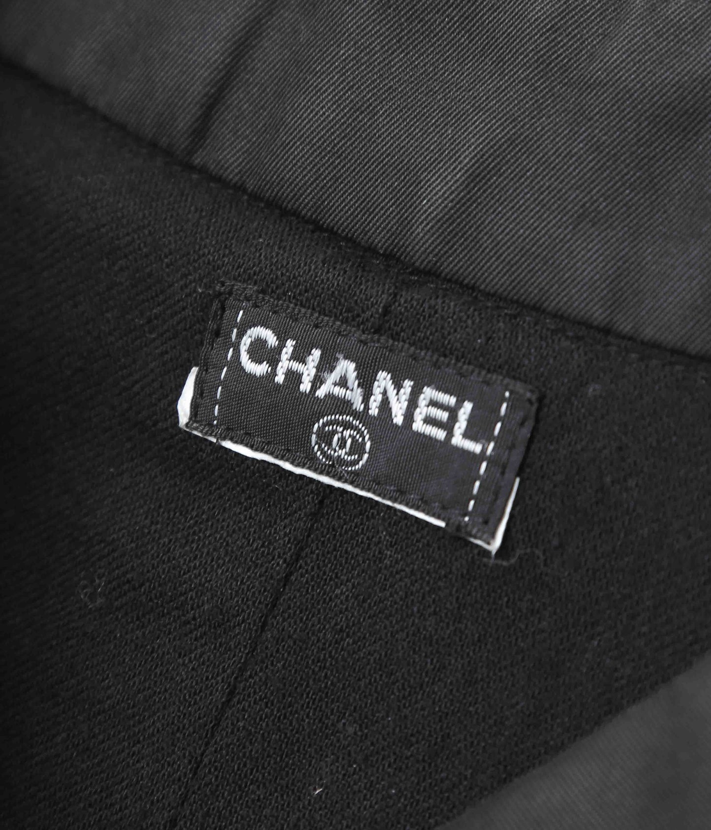 VINTAGE CLOTHING ''Chanel Coco Mark Cotton Trench Coat'' (ASSO)