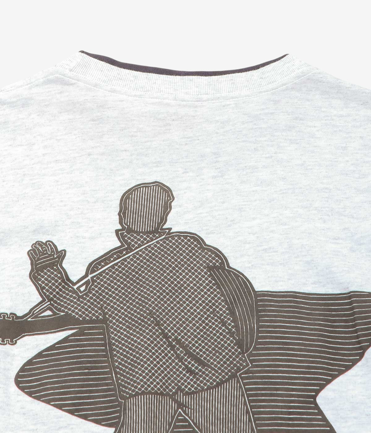 VINTAGE CLOTHING ''DEADSTOCK 90'S ELVIS PRESLEY T-SHIRT''(GREY/BLACK)
