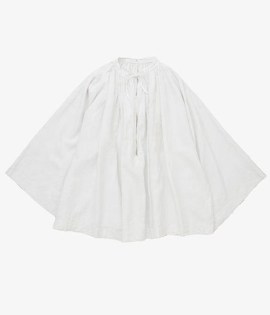 VINTAGE CLOTHING "EURO LINEN CHURCH SMOCK"(WHITE)