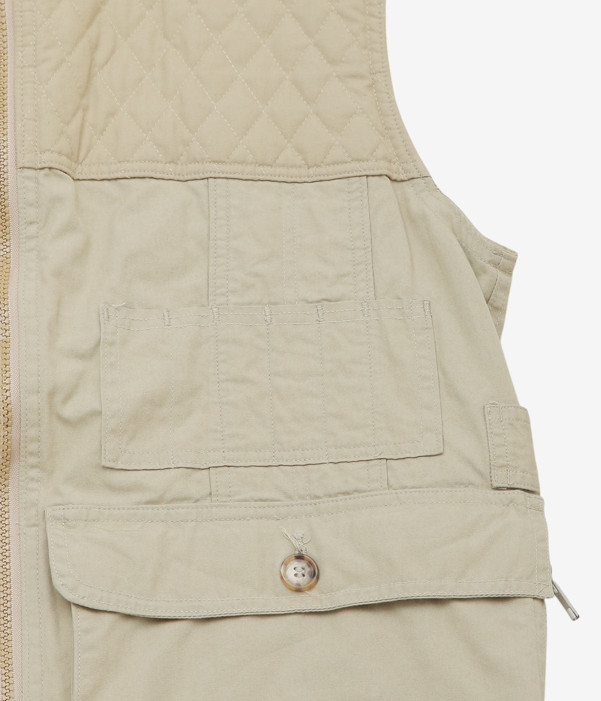 VINTAGE CLOTHING ''WILLIS&GEIGER PHOTOGRAPHER VEST'' (TAN)