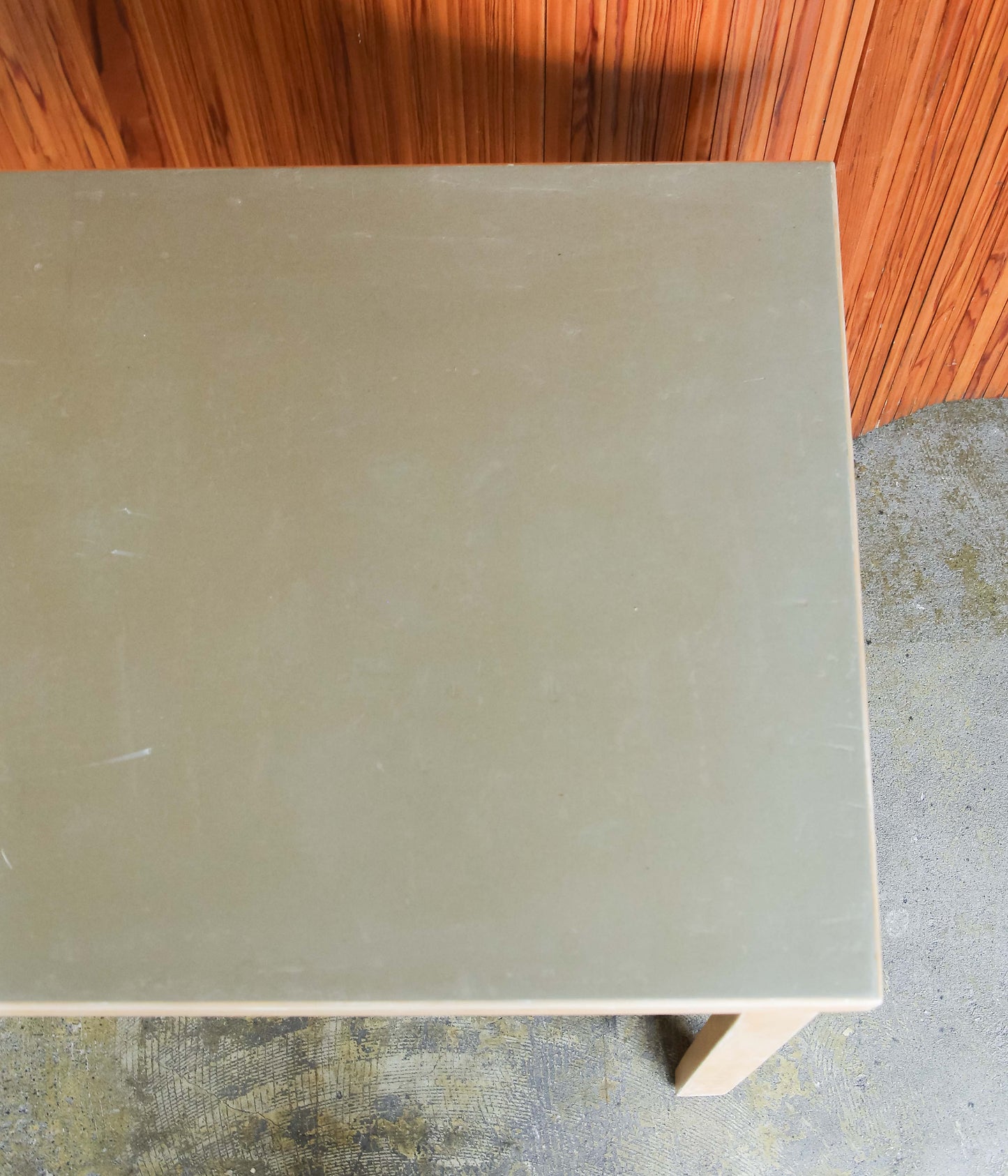 VINTAGE FUNITURE ''105【ALVAR AALTO】GRAY LINOLUEM TABLE'' (LT GRAY)
