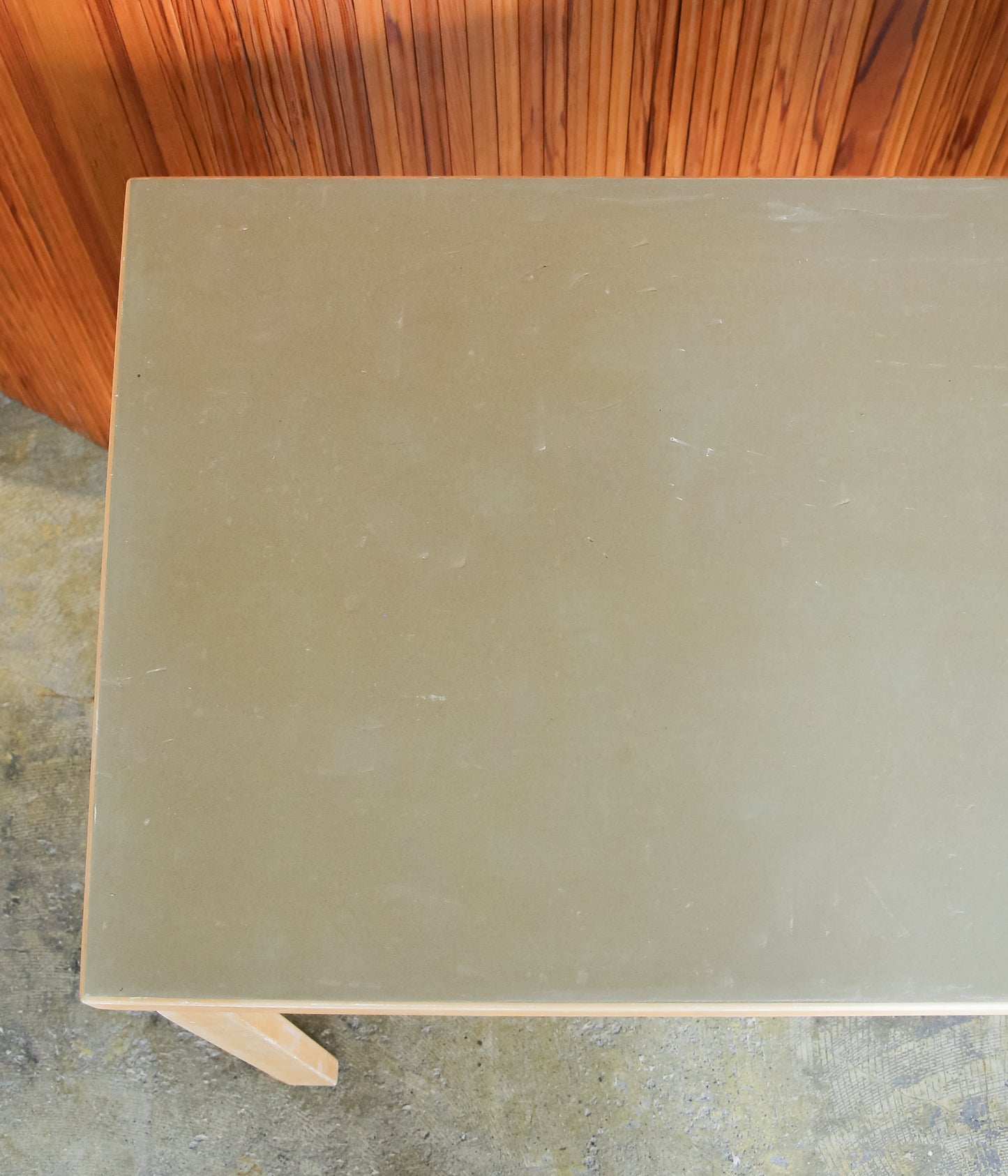VINTAGE FUNITURE ''105【ALVAR AALTO】GRAY LINOLUEM TABLE'' (LT GRAY)