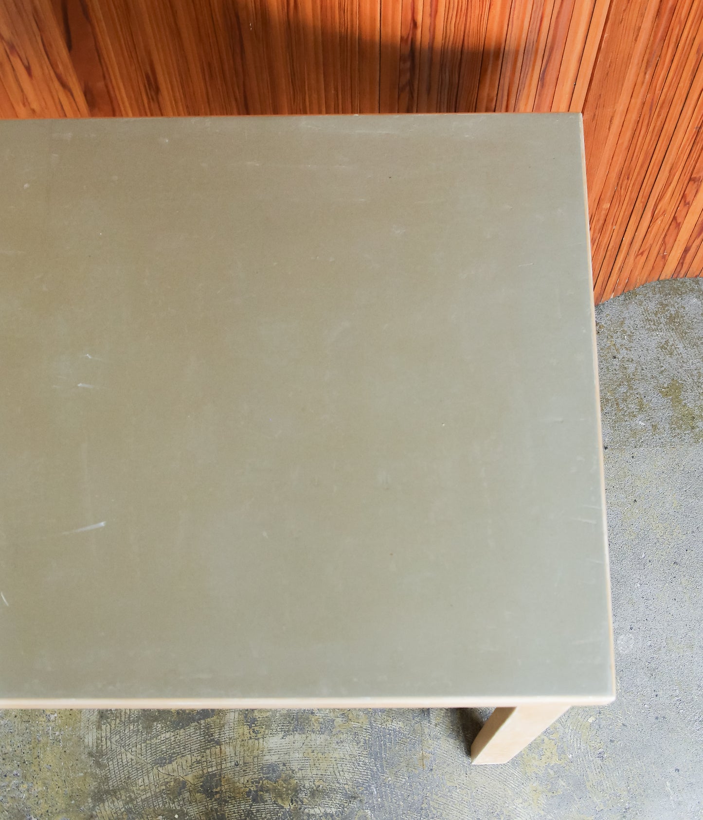 VINTAGE FUNITURE ''105【ALVAR AALTO】GRAY LINOLUEM TABLE'' (LT GRAY)