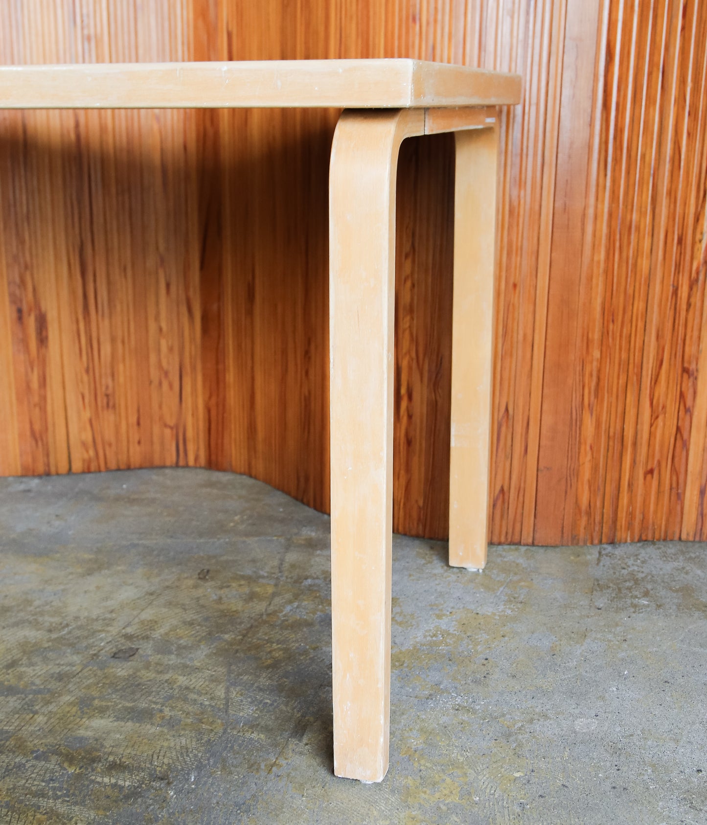 VINTAGE FUNITURE ''105【ALVAR AALTO】GRAY LINOLUEM TABLE'' (LT GRAY)