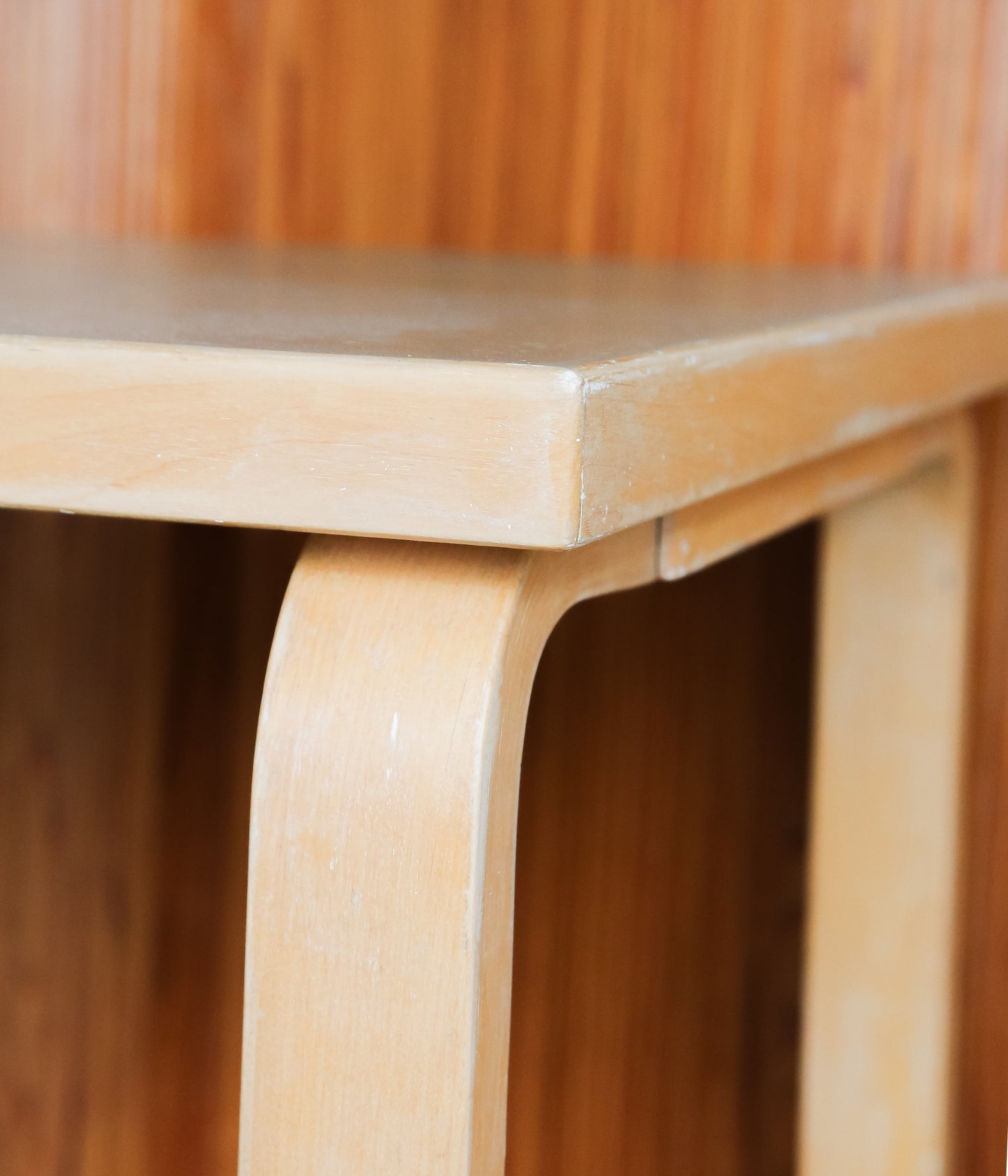 VINTAGE FUNITURE ''105【ALVAR AALTO】GRAY LINOLUEM TABLE'' (LT GRAY)
