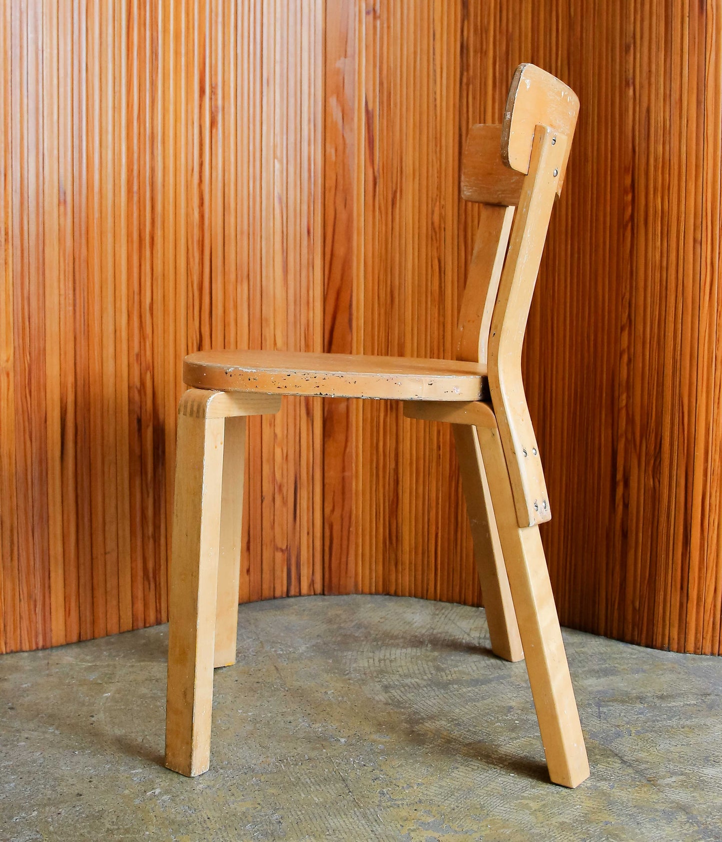 VINTAGE FUNITURE ''107【ALVAR AALTO】CHAIR 69 WAR TIME LEG'' (NATURAL)