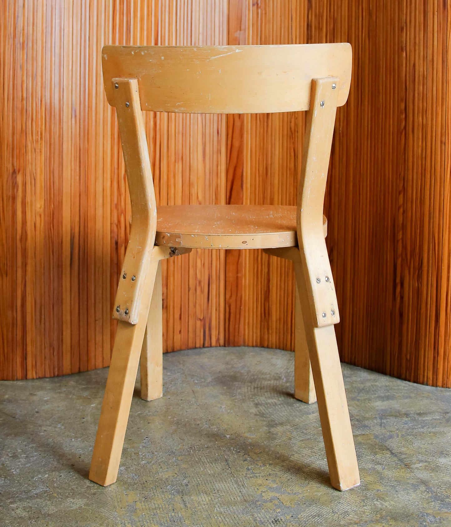 VINTAGE FUNITURE ''107【ALVAR AALTO】CHAIR 69 WAR TIME LEG'' (NATURAL)