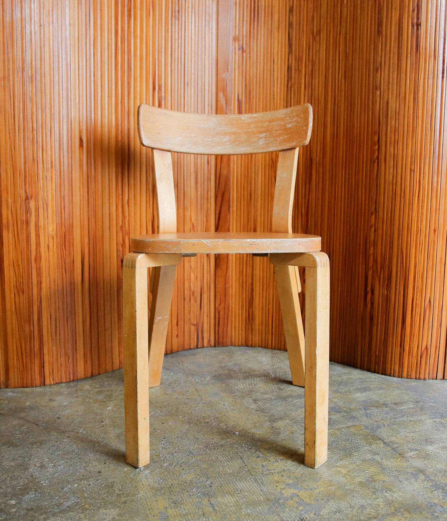 VINTAGE FUNITURE ''107【ALVAR AALTO】CHAIR 69 WAR TIME LEG'' (NATURAL)