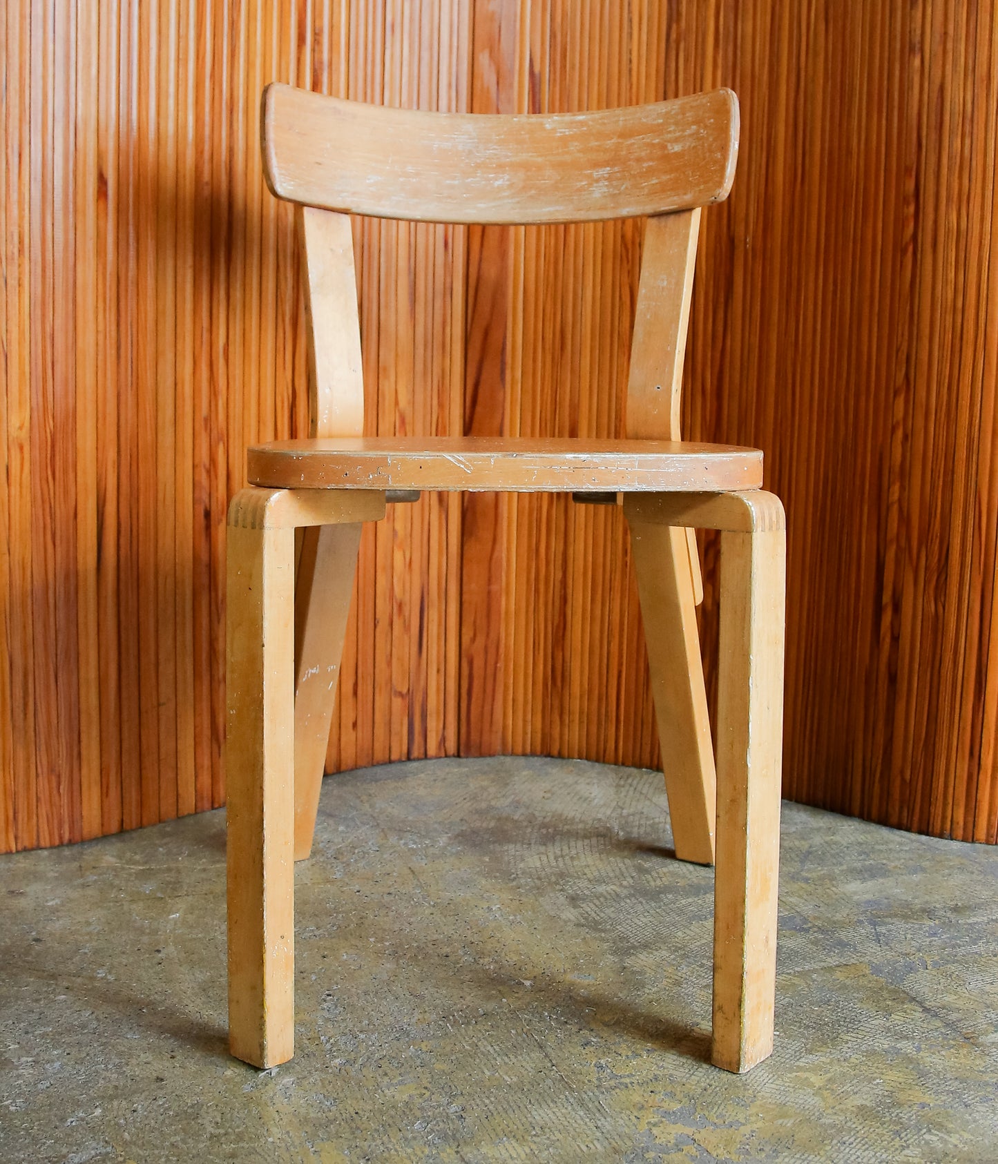 VINTAGE FUNITURE ''107【ALVAR AALTO】CHAIR 69 WAR TIME LEG'' (NATURAL)