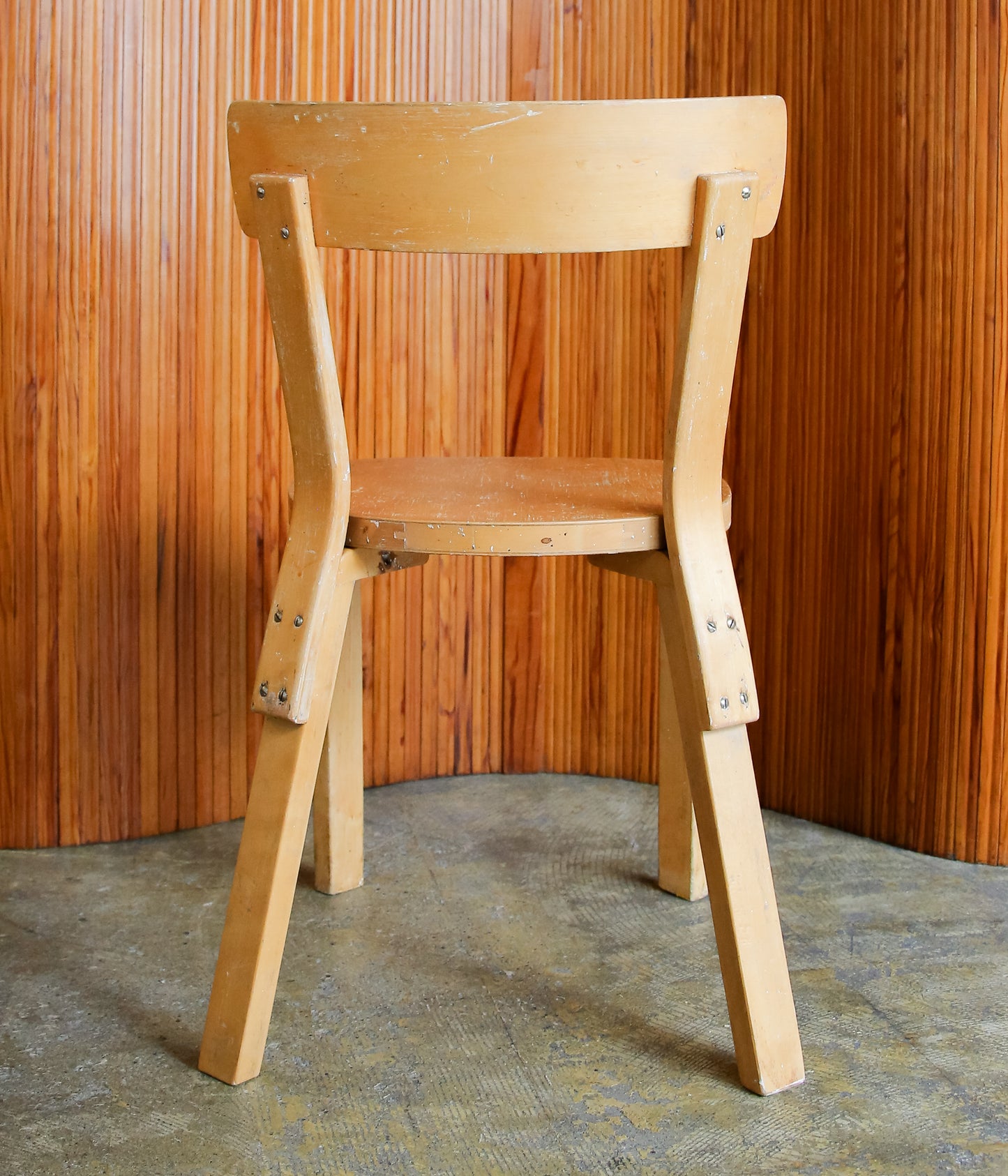VINTAGE FUNITURE ''107【ALVAR AALTO】CHAIR 69 WAR TIME LEG'' (NATURAL)