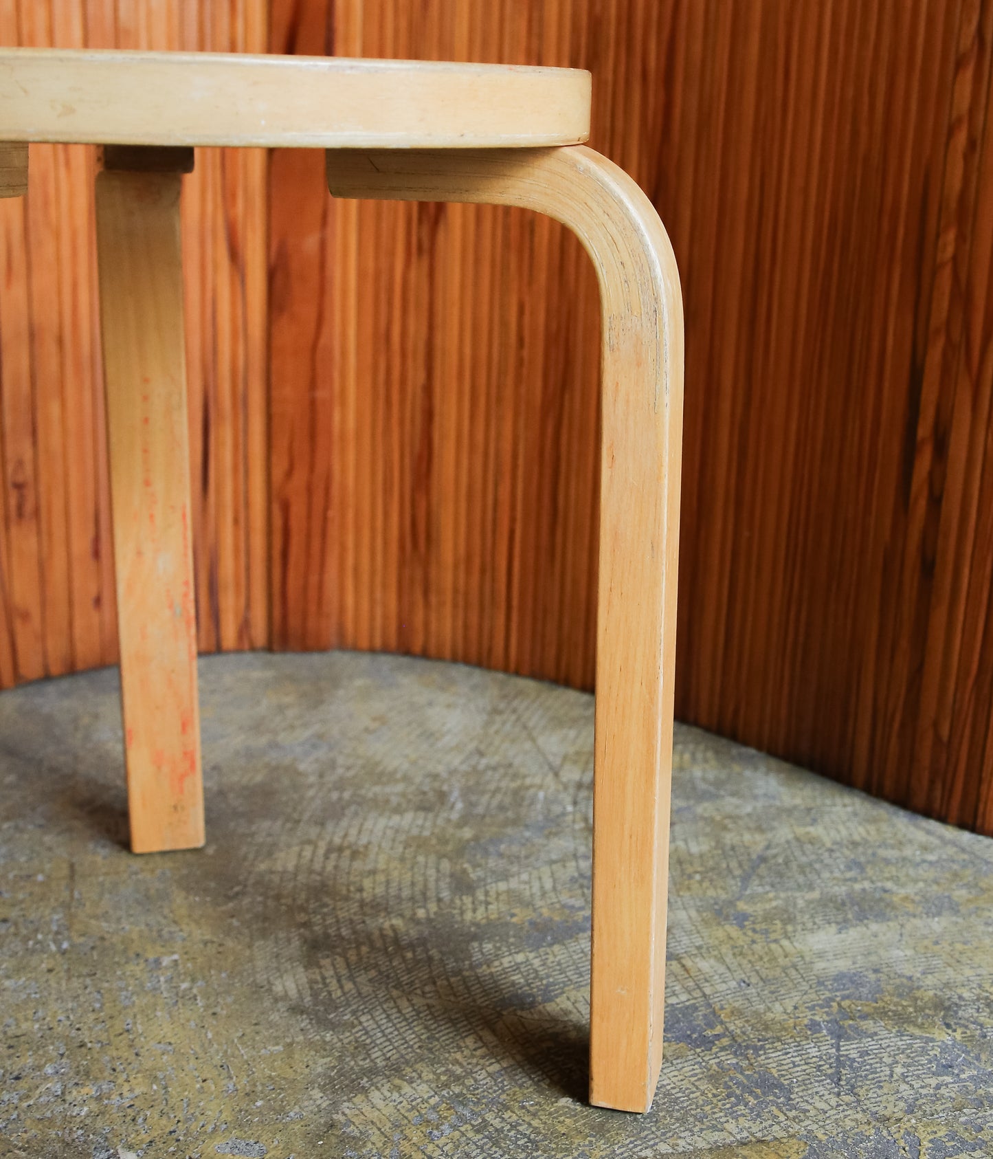 VINTAGE FUNITURE ''4【ALVAR AALTO】STOOL60 60'S NATURAL'' (NATURAL)
