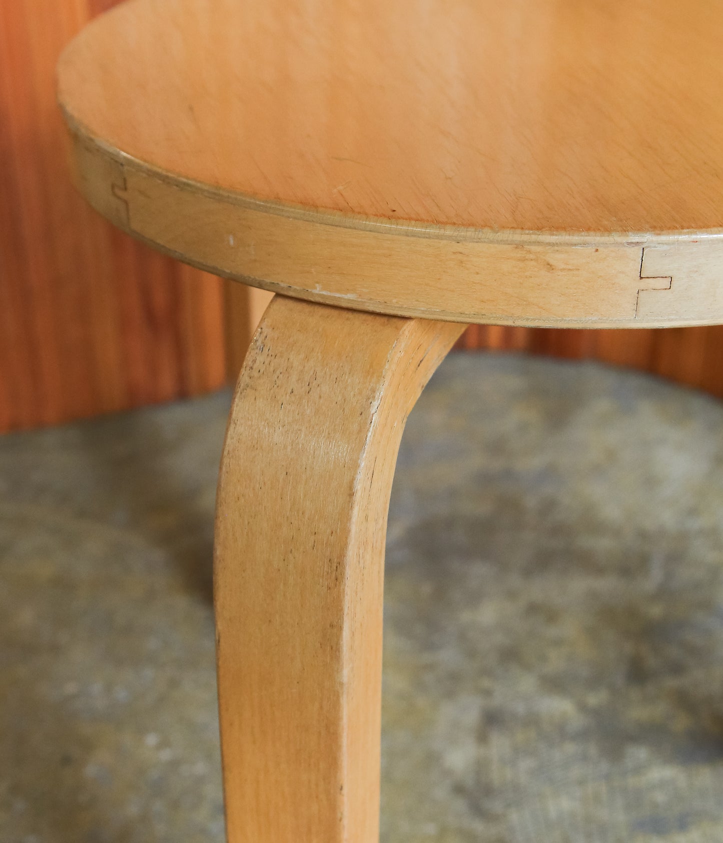 VINTAGE FUNITURE ''4【ALVAR AALTO】STOOL60 60'S NATURAL'' (NATURAL)