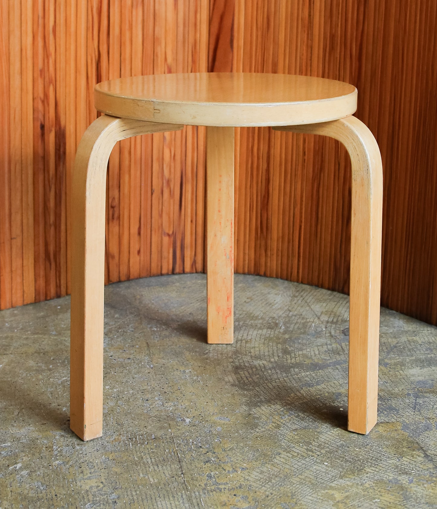 VINTAGE FUNITURE ''4【ALVAR AALTO】STOOL60 60'S NATURAL'' (NATURAL)