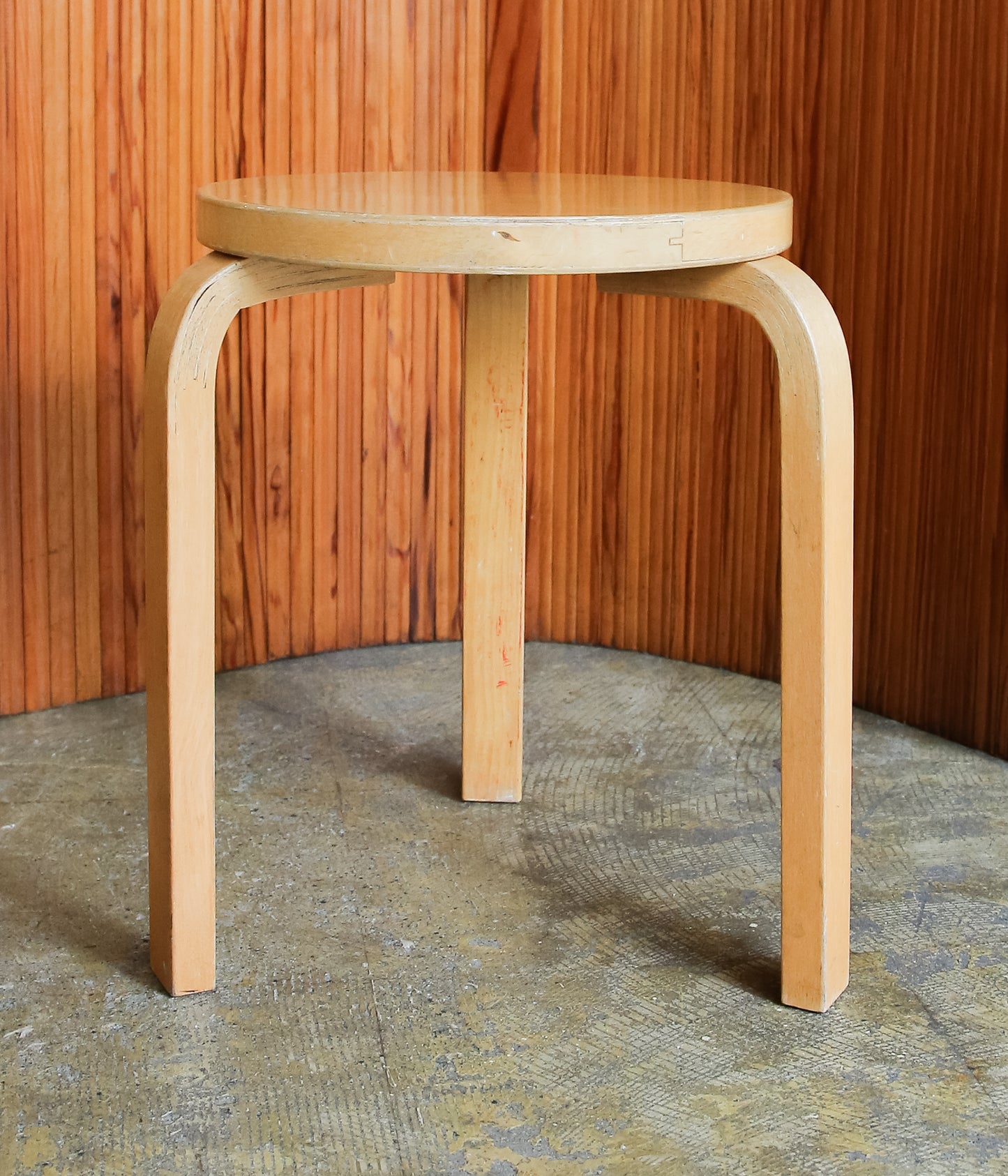 VINTAGE FUNITURE ''4【ALVAR AALTO】STOOL60 60'S NATURAL'' (NATURAL)