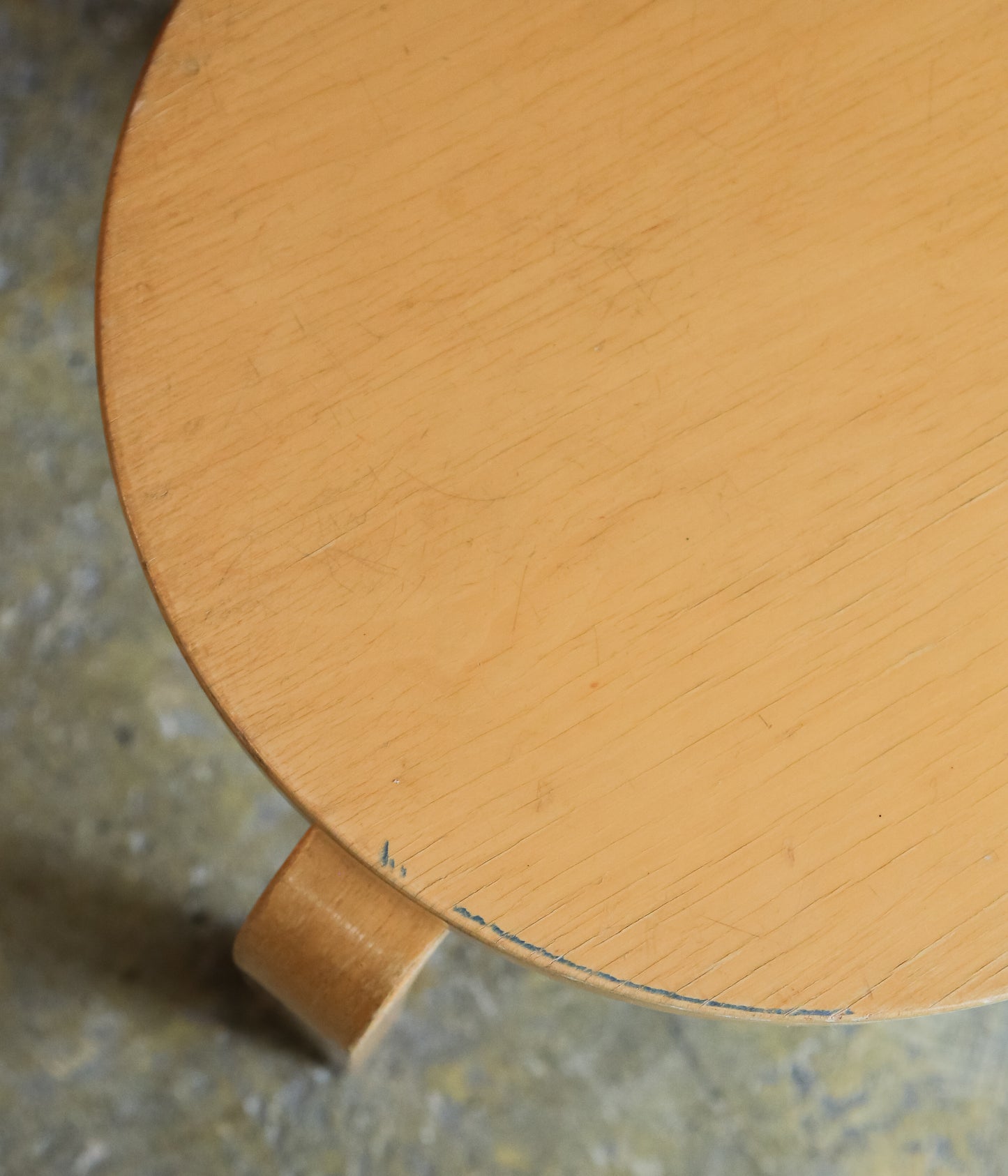 VINTAGE FUNITURE ''4【ALVAR AALTO】STOOL60 60'S NATURAL'' (NATURAL)