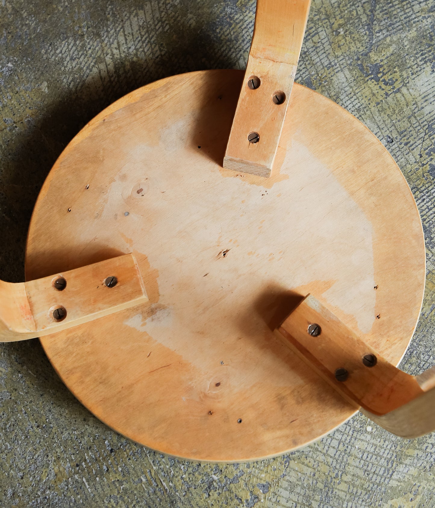VINTAGE FUNITURE ''4【ALVAR AALTO】STOOL60 60'S NATURAL'' (NATURAL)