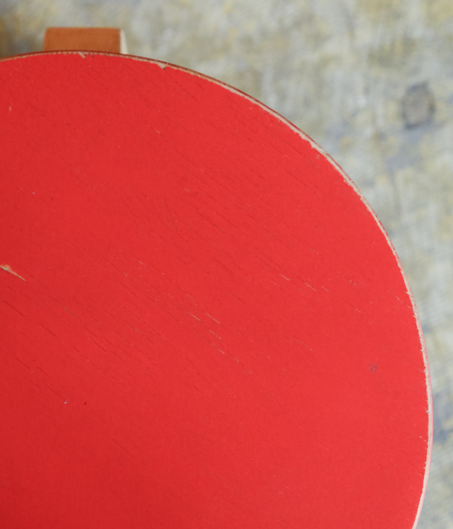 VINTAGE FUNITURE ''5【ALVAR AALTO】STOOL60 50'S RED'' (RED)