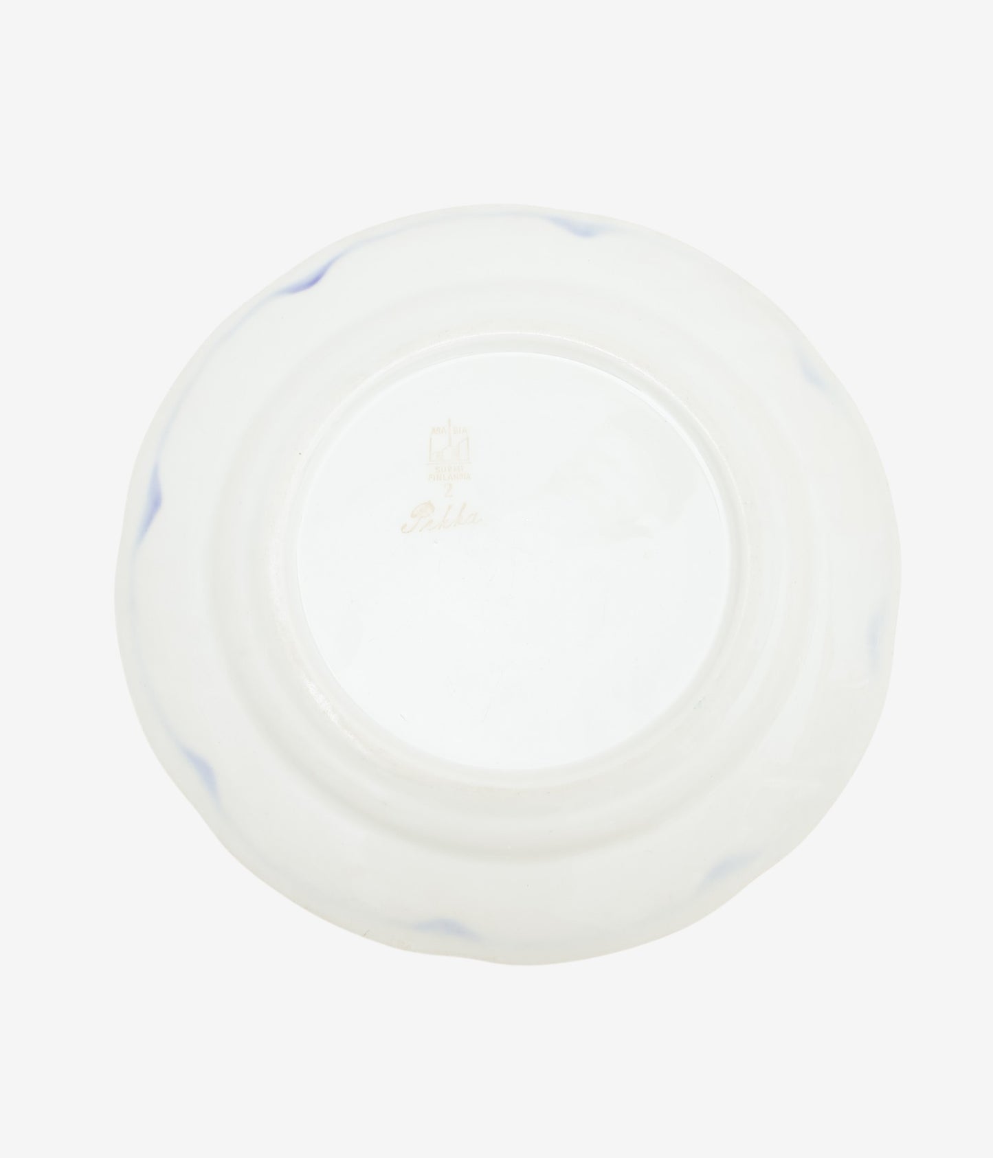 VINTAGE GOODS ''57【ARABIA】ANONYMOUS PEKKA DINNER PLATE / 1930-40S'' (ASSO)