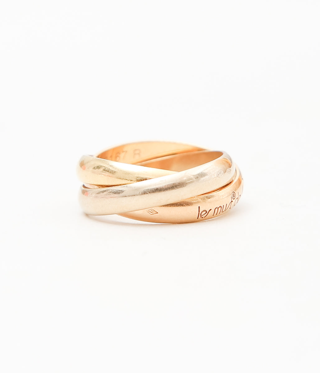 【VINTAGE JEWELRY】CARTIER ''TRINITY'' (GOLD)