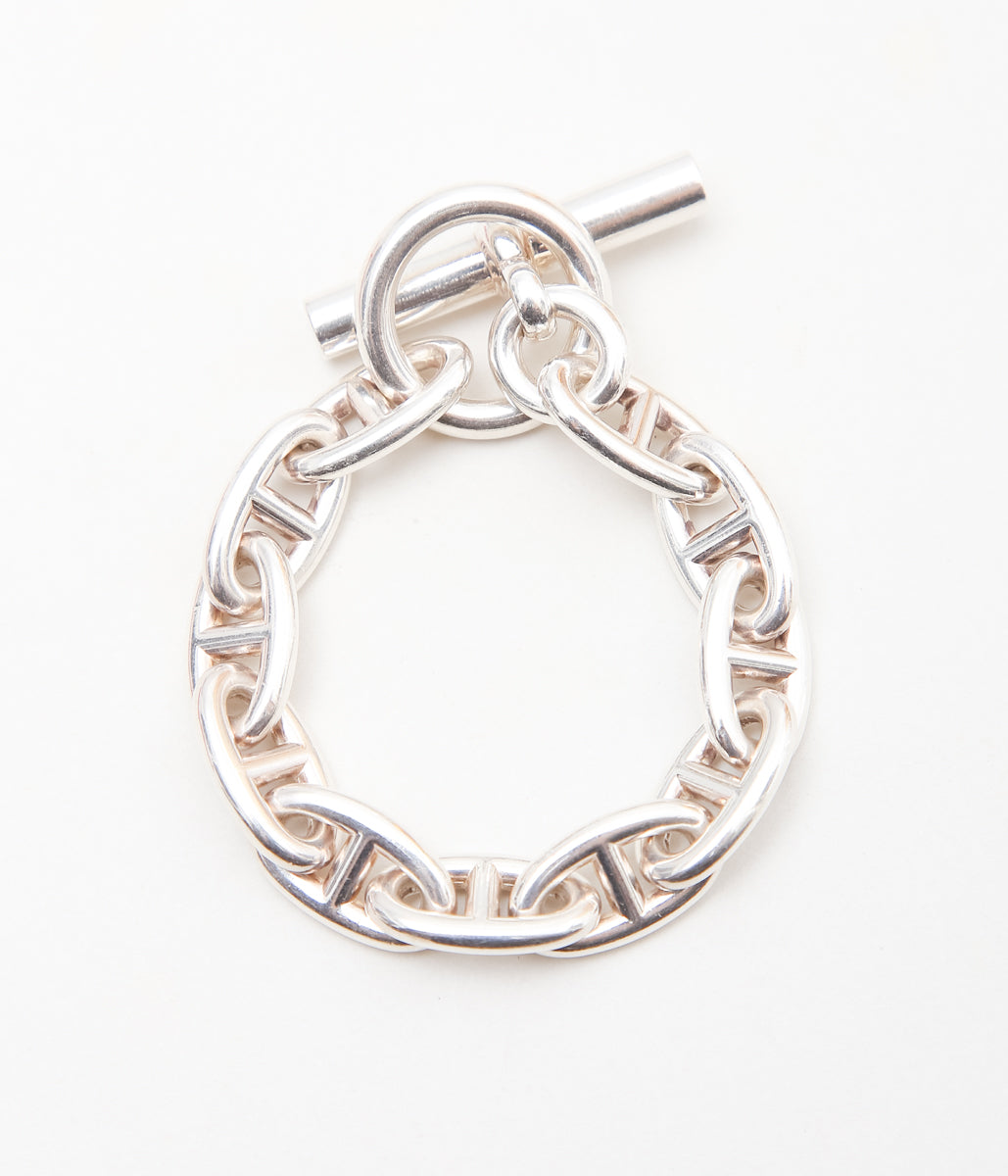 【VINTAGE JEWELRY】HERMÈS ''CHAÎNE D'ANCRE GM11'' (SILVER)