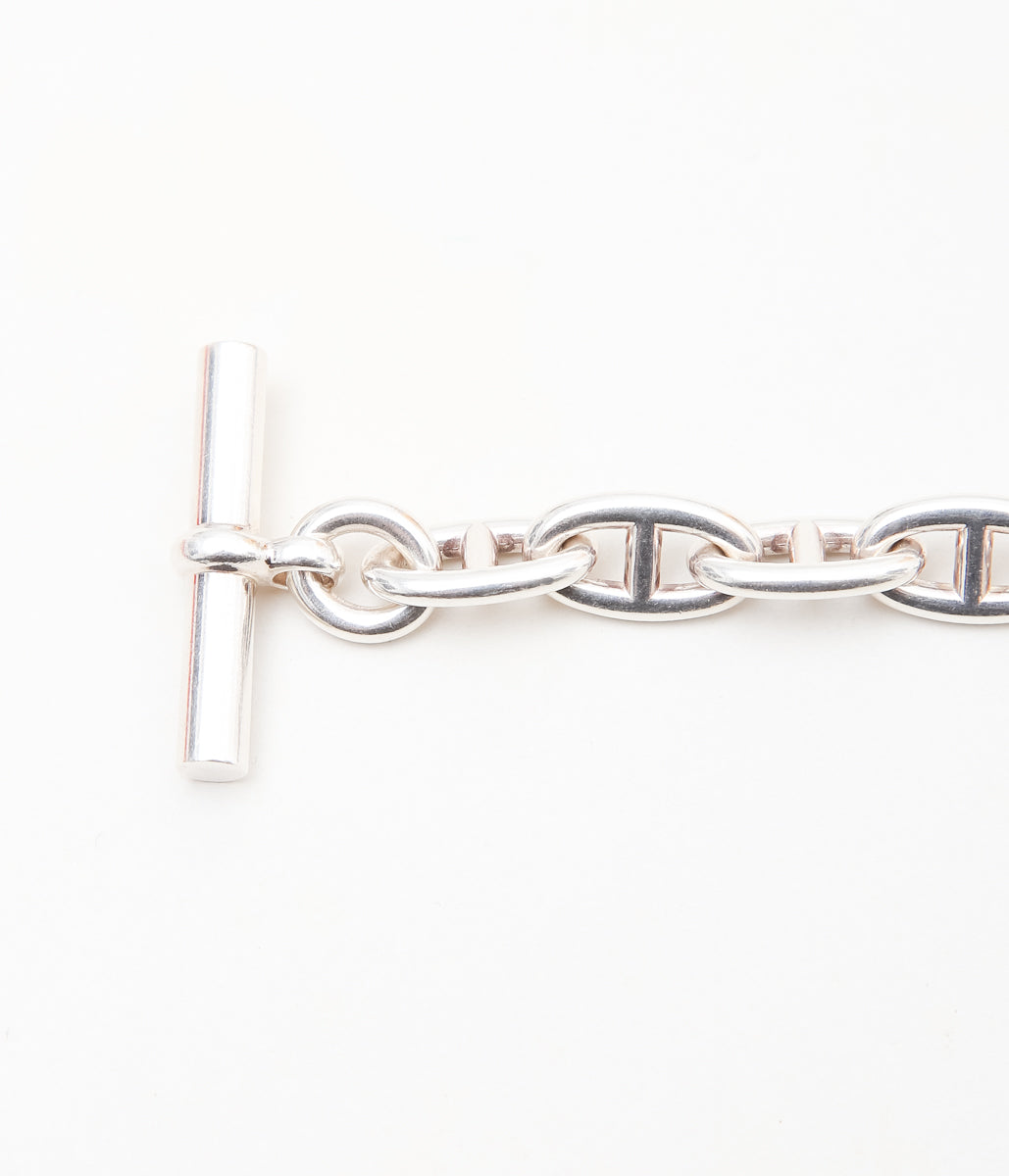 【VINTAGE JEWELRY】HERMÈS ''CHAÎNE D'ANCRE GM11'' (SILVER)