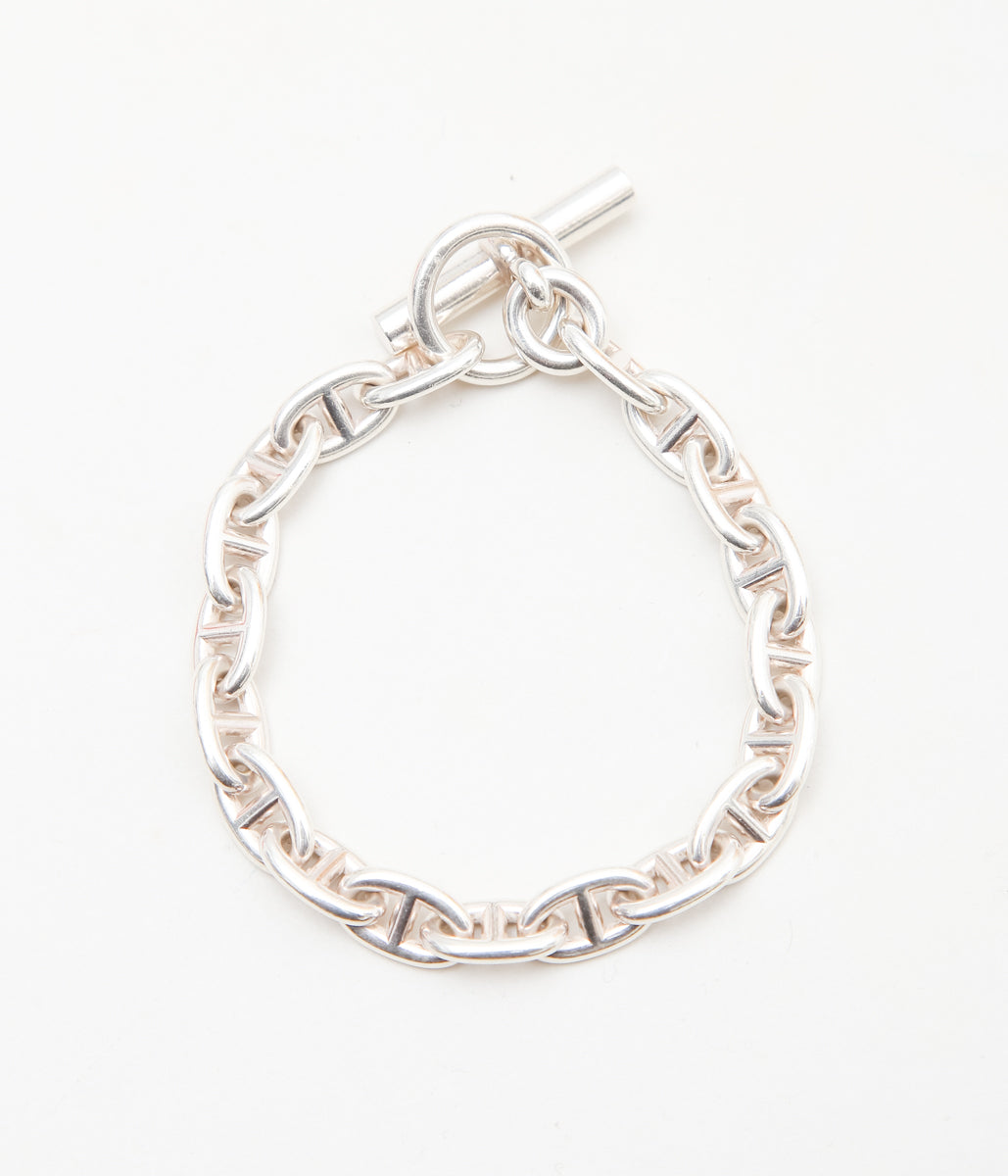【VINTAGE JEWELRY】HERMÈS ''CHAÎNE D'ANCRE MM18'' (SILVER)
