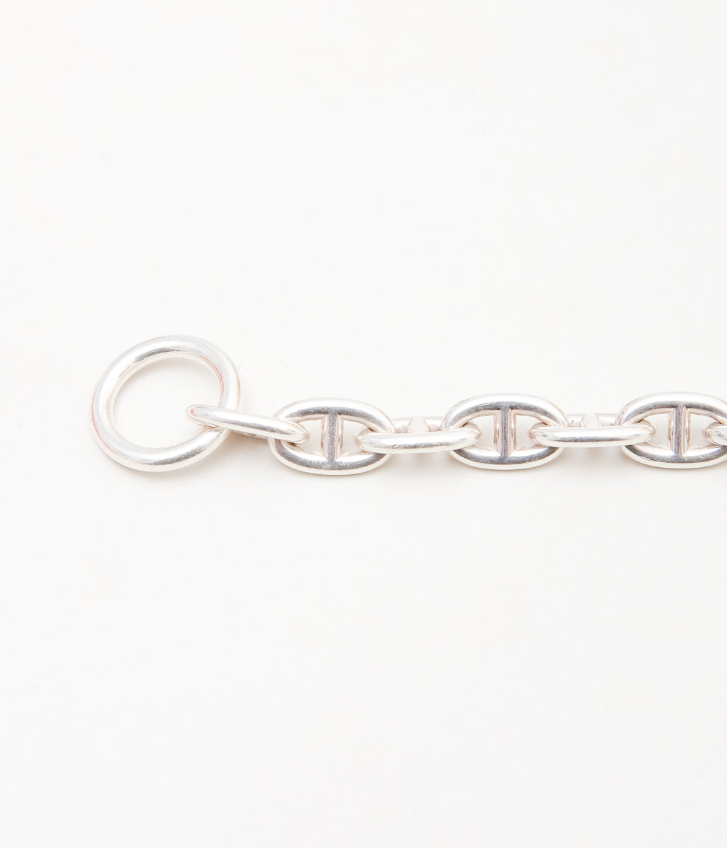 【VINTAGE JEWELRY】HERMÈS ''CHAÎNE D'ANCRE MM18'' (SILVER)