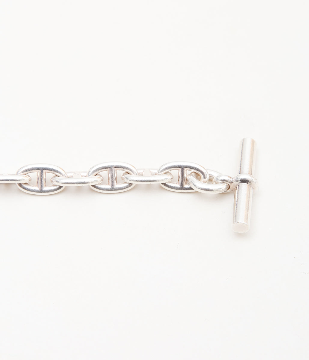 【VINTAGE JEWELRY】HERMÈS ''CHAÎNE D'ANCRE MM18'' (SILVER)