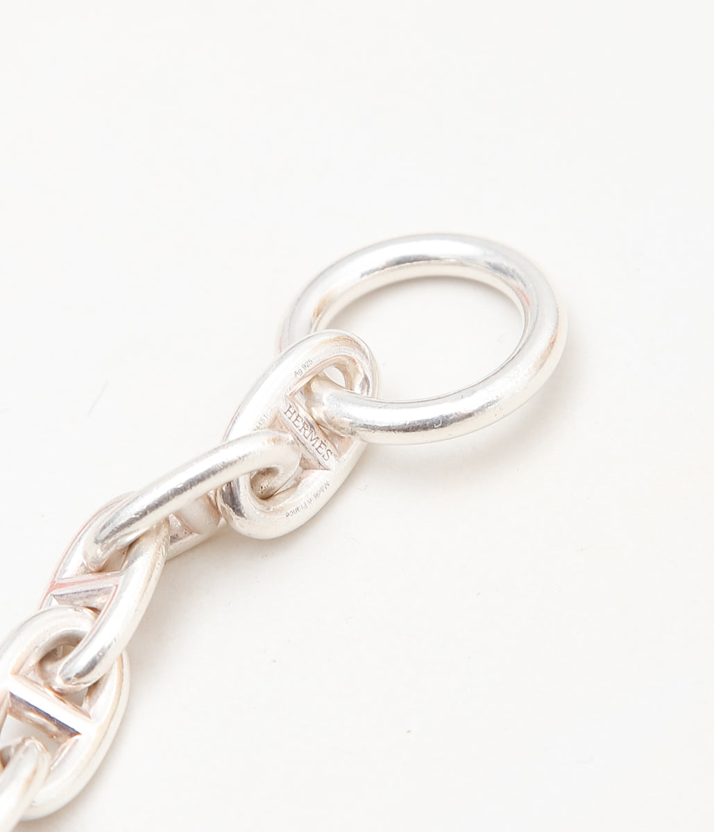 【VINTAGE JEWELRY】HERMÈS ''CHAÎNE D'ANCRE MM18'' (SILVER)