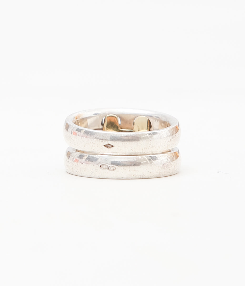 【VINTAGE JEWELRY】HERMÈS ''OLYMPE RING'' (SILVER)