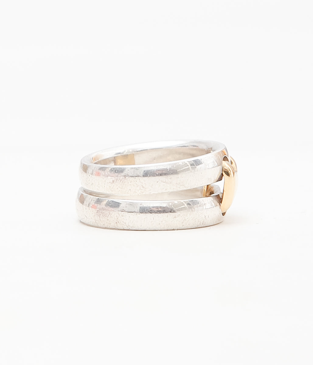 【VINTAGE JEWELRY】HERMÈS ''OLYMPE RING'' (SILVER)